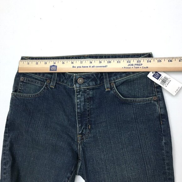 NEW Gap Women's Jeans Flare Leg Medium Wash Stretch size 6 length 29" - Picture 4 of 8